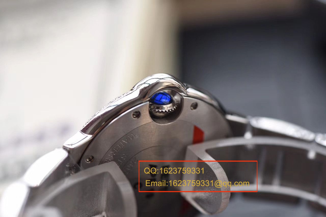 【V6 Factory 一比一超A高仿手表】 Cartier  蓝气球系列小号33毫米女士石英 Movement  wrist watch  / KAF127