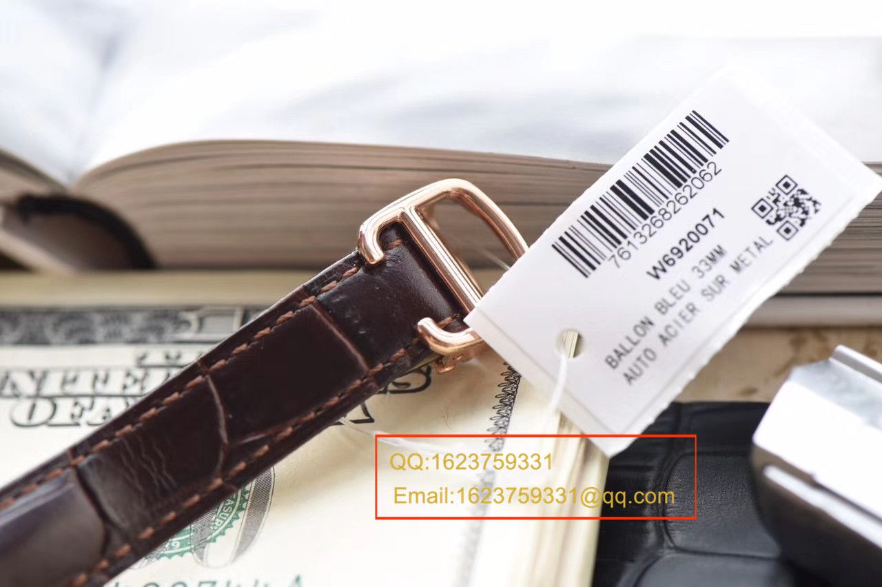 【独家视频测评V6 Factory 一比一超A高仿手表】 Cartier  小号蓝气球系列33毫米W6920097女士 wrist watch  / K126