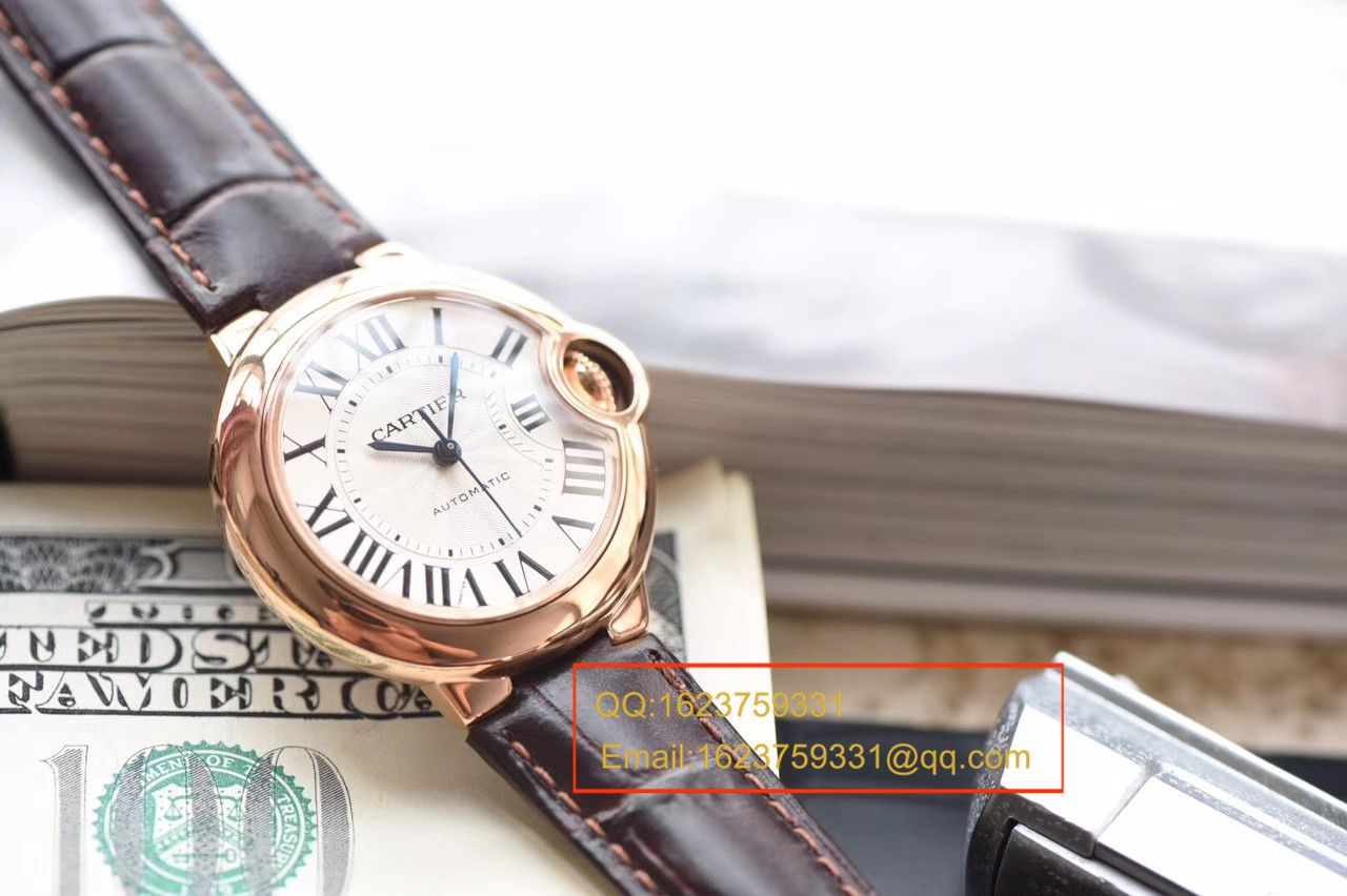 【独家视频测评V6 Factory 一比一超A高仿手表】 Cartier  小号蓝气球系列33毫米W6920097女士 wrist watch  / K126
