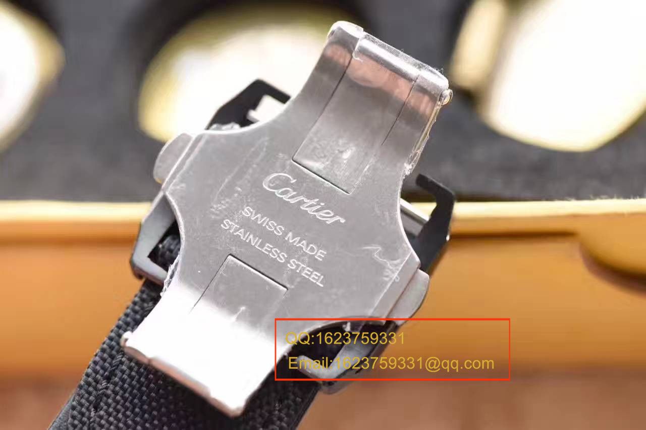 【HBBV6 Factory  top 复刻1:1精仿手表】 Cartier   Santos 系列黑骑士WSSA0006 wrist watch  / KAJ104
