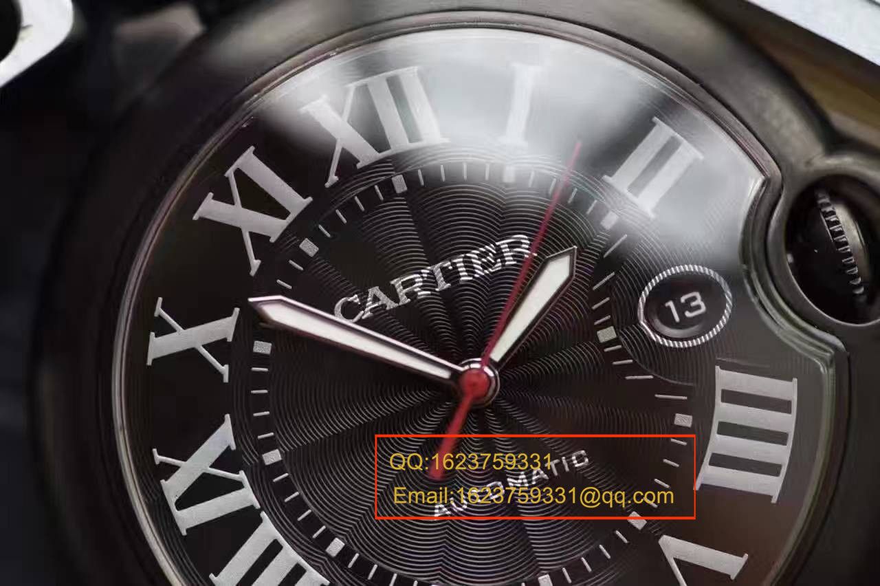 【独家视频测评V6 Factory 1:1高仿手表】 Cartier  蓝气球系列黑武士WSBB0015男表42毫米V2版本 / KAH096