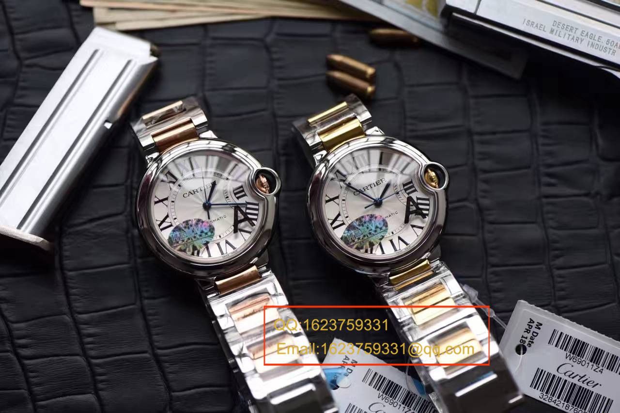 【独家视频测评V6 Factory 1:1高精仿手表】 Cartier  蓝气球系列W2BB0003《中号蓝气球36毫米》女士 wrist watch  / KAG094
