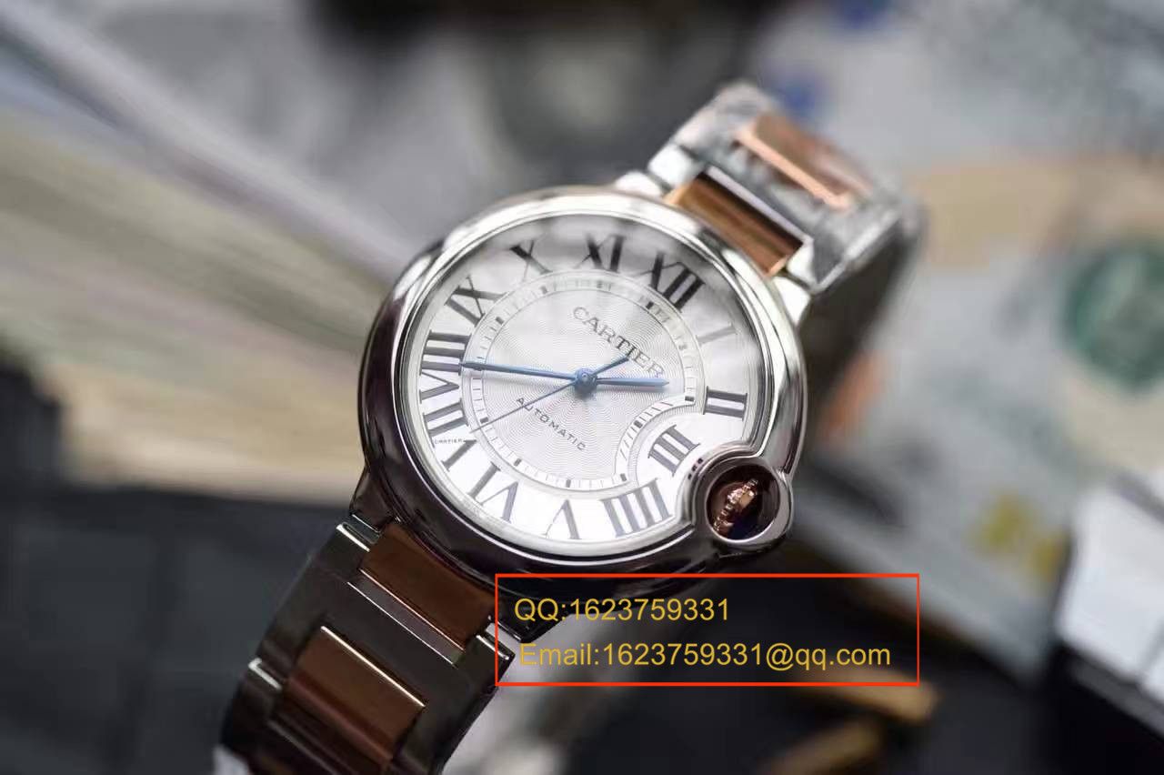 【独家视频测评V6 Factory 1:1高精仿手表】 Cartier  蓝气球系列W2BB0003《中号蓝气球36毫米》女士 wrist watch  / KAG094