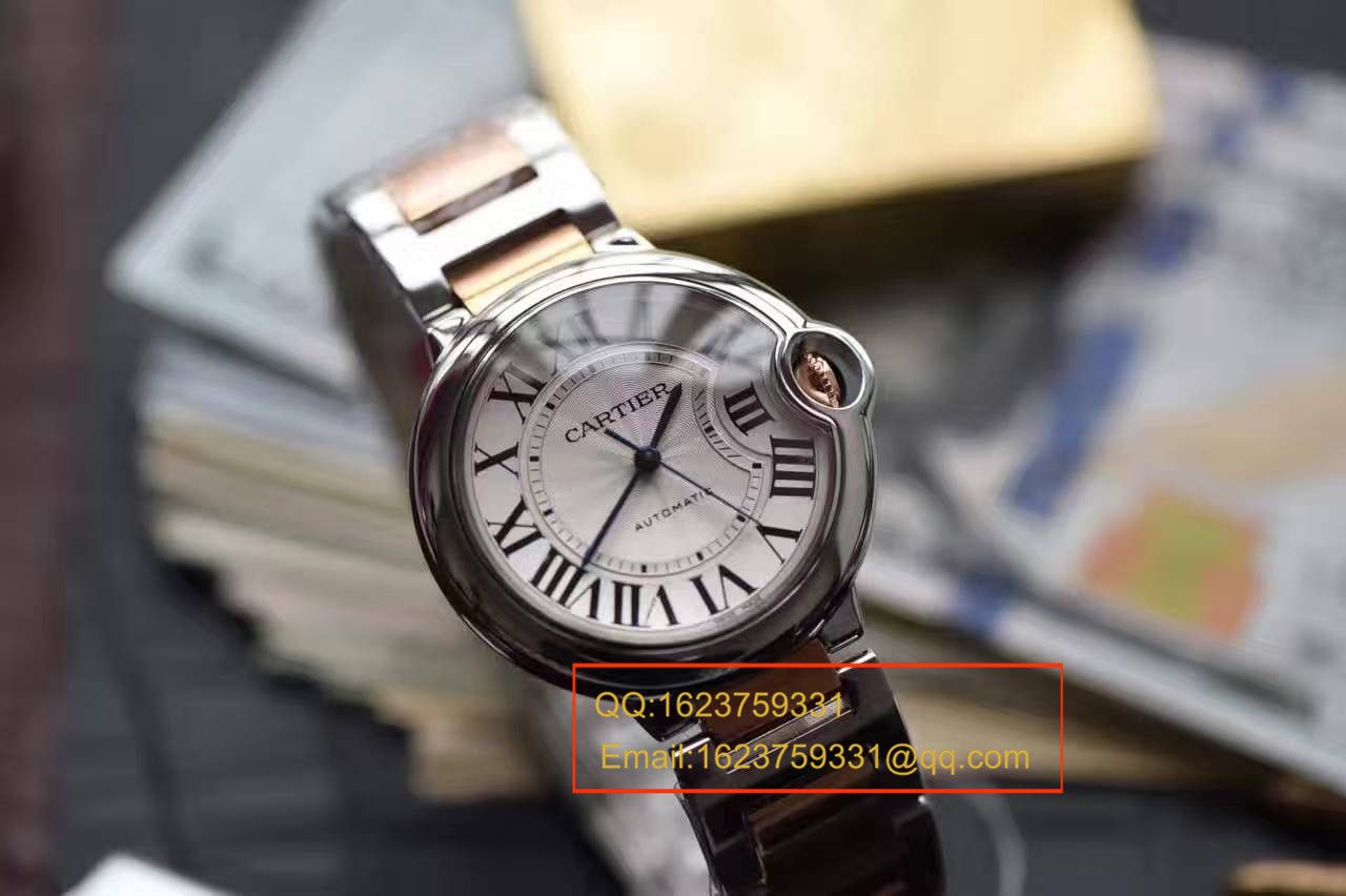 【独家视频测评V6 Factory 1:1高精仿手表】 Cartier  蓝气球系列W2BB0003《中号蓝气球36毫米》女士 wrist watch  / KAG094