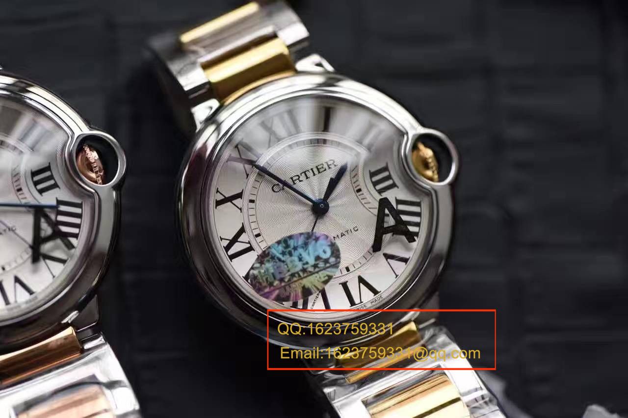 【独家视频测评V6 Factory 1:1超A高仿手表】 Cartier  中号蓝气球36毫米系列W2BB0012女士 wrist watch  / K095