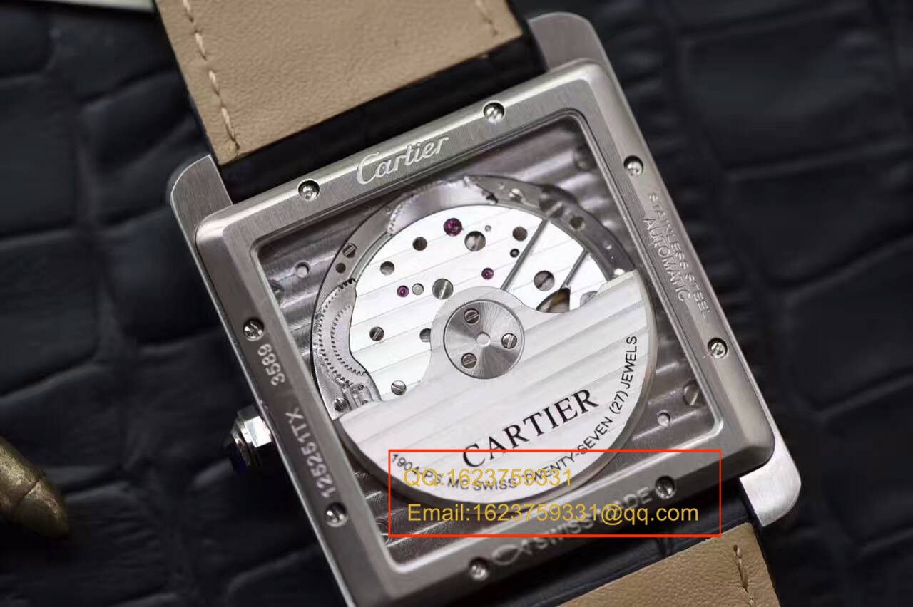 【独家 Video analysis JF一比一精仿手表】 Cartier  坦克系列TANK MC系列W5330003男表 / KAG020A