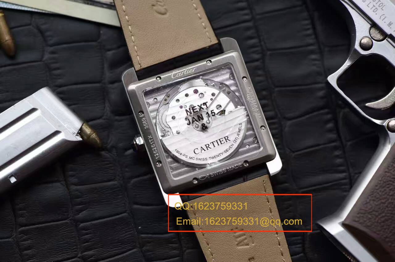 【独家 Video analysis JF一比一精仿手表】 Cartier  坦克系列TANK MC系列W5330003男表 / KAG020A
