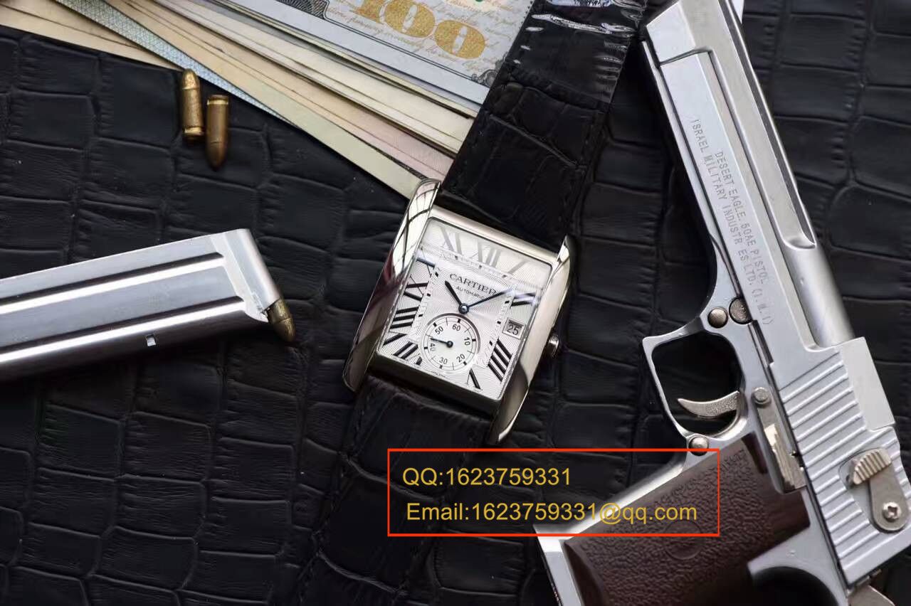 【独家 Video analysis JF一比一精仿手表】 Cartier  坦克系列TANK MC系列W5330003男表 / KAG020A