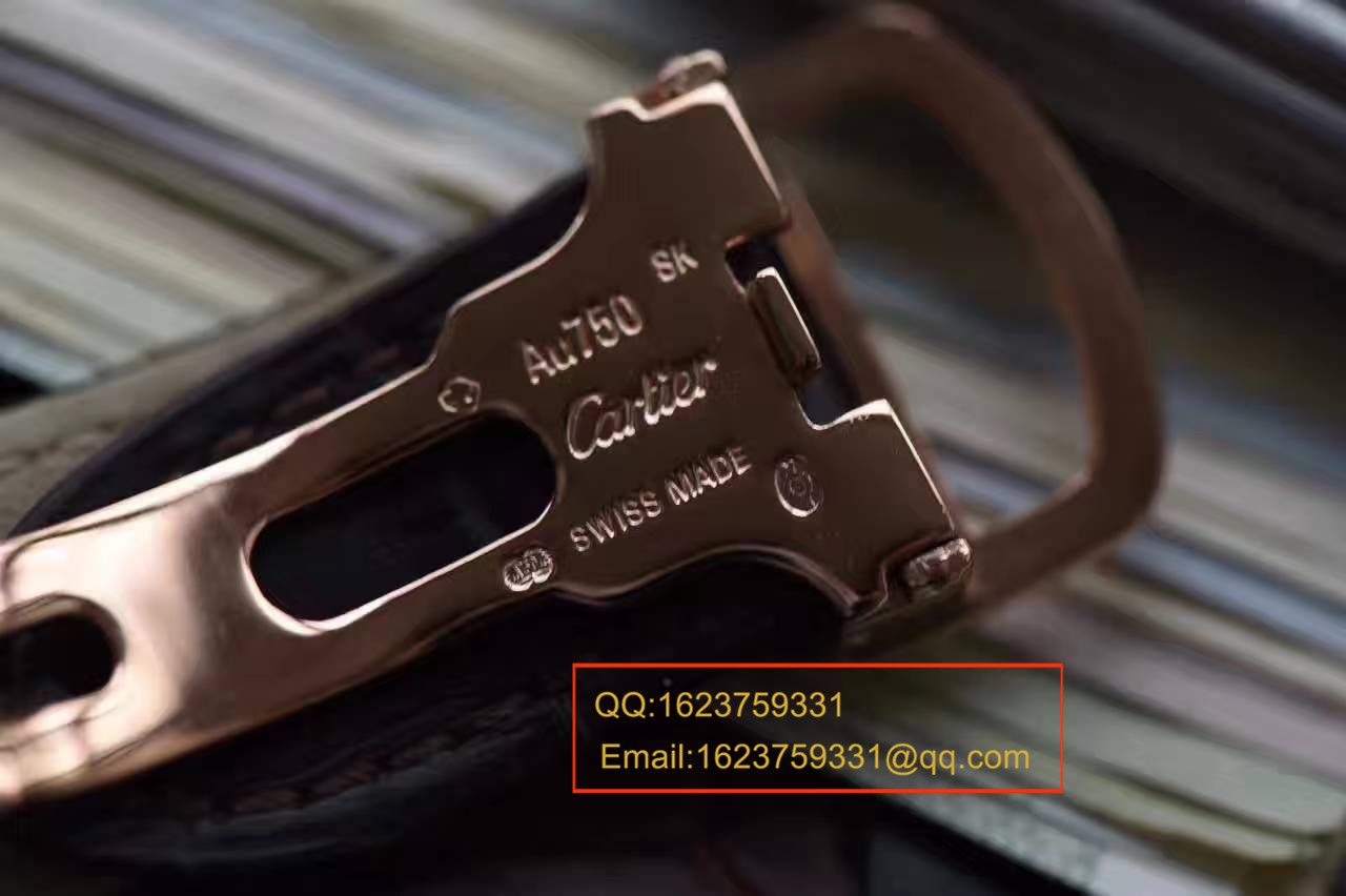 【独家视频测评V6 Factory 一比一超A高仿手表】 Cartier  大号蓝气球42毫米W6900651玫瑰金 wrist watch  / K043