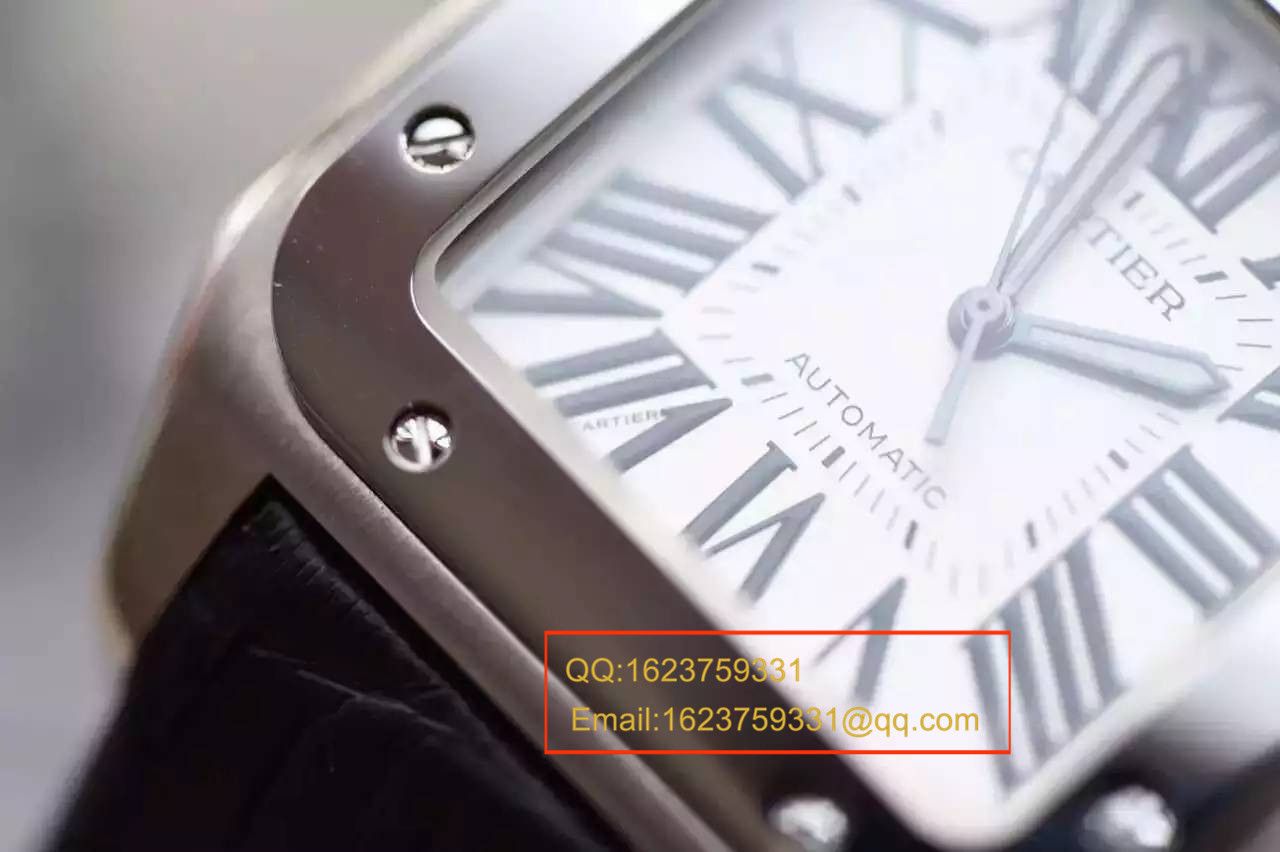 【视频解析V6 Factory 1:1超A高精仿手表】 Cartier   Santos 自动机械男表W20106X8机械 wrist watch  / KBA032