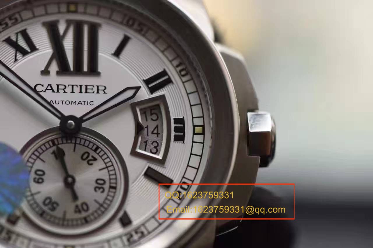【独家视频解析JF一比一超A高仿手表】 Cartier  CALIBRE DE  Cartier 卡历博系列W7100013 wrist watch  / KAI026