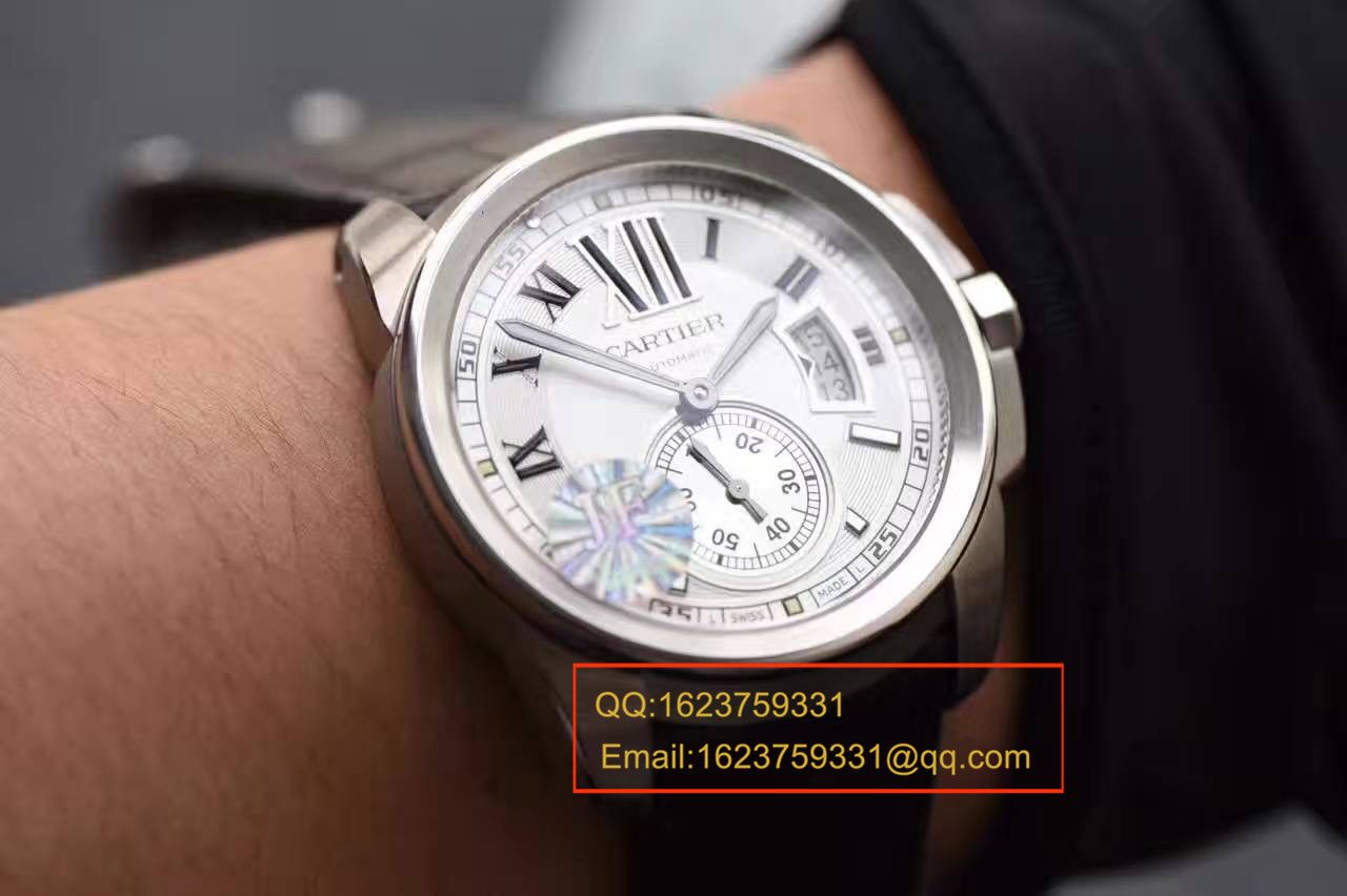【独家视频解析JF一比一超A高仿手表】 Cartier  CALIBRE DE  Cartier 卡历博系列W7100013 wrist watch  / KAI026
