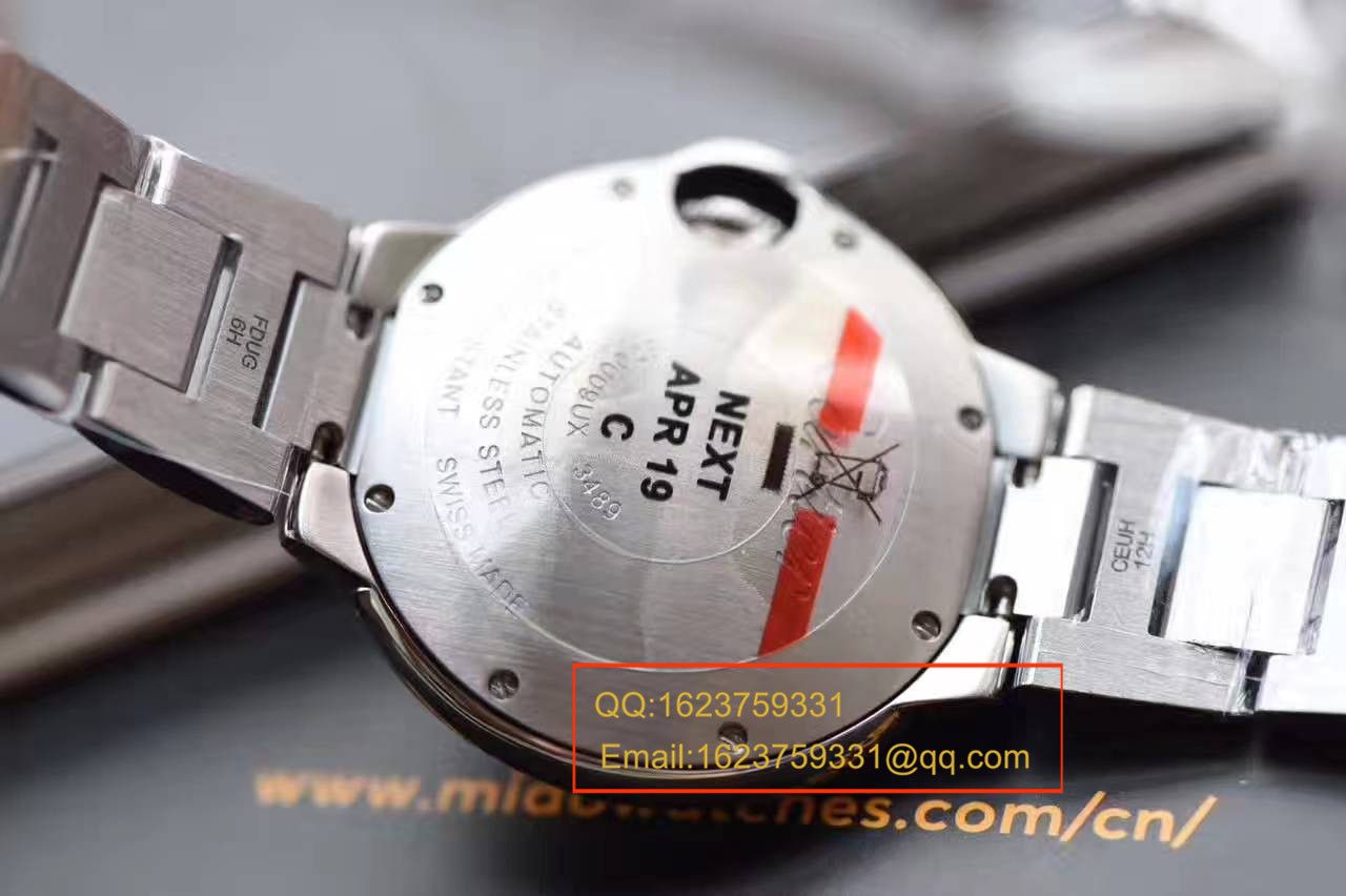 【独家视频解析V6 Factory 一比一超A高仿手表】 Cartier  蓝气球系列小号33毫米机械女表W6920071/W6920085 / K117