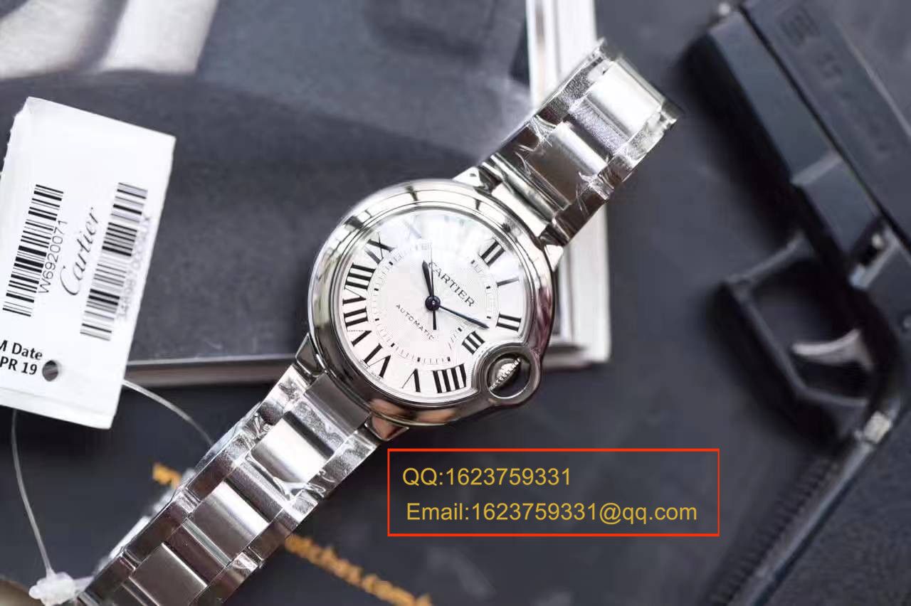 【独家视频解析V6 Factory 一比一超A高仿手表】 Cartier  蓝气球系列小号33毫米机械女表W6920071/W6920085 / K117