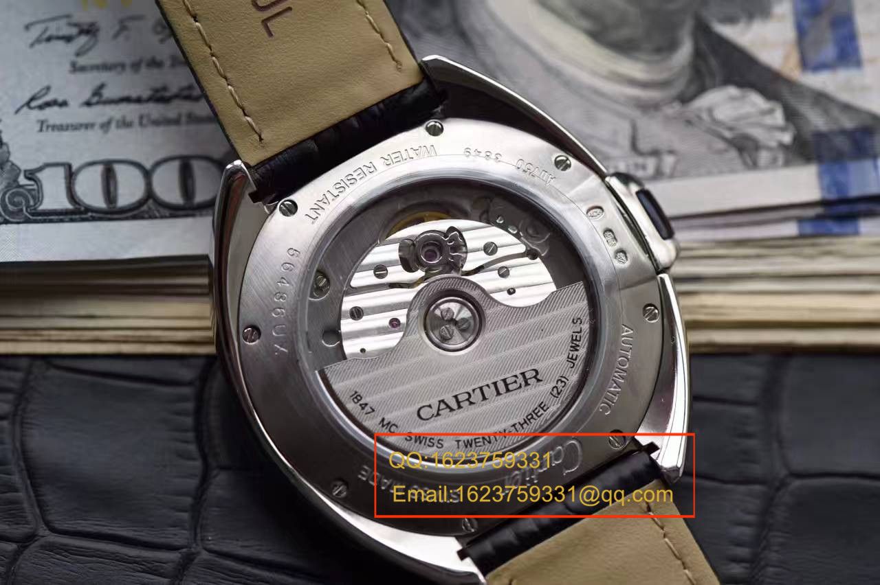 【KW Factory 1:1超A高仿手表】 Cartier   Cartier  钥匙系列 wrist watch 男装40厘米 WGCL0005 / KAI004