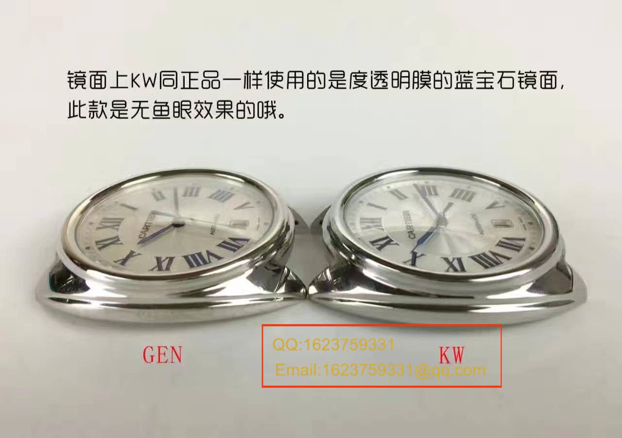 【独家视频测评KW Factory 一比一高精仿手表】 Cartier  钥匙系列 WSCL0006女装35毫米手表 / KAI005