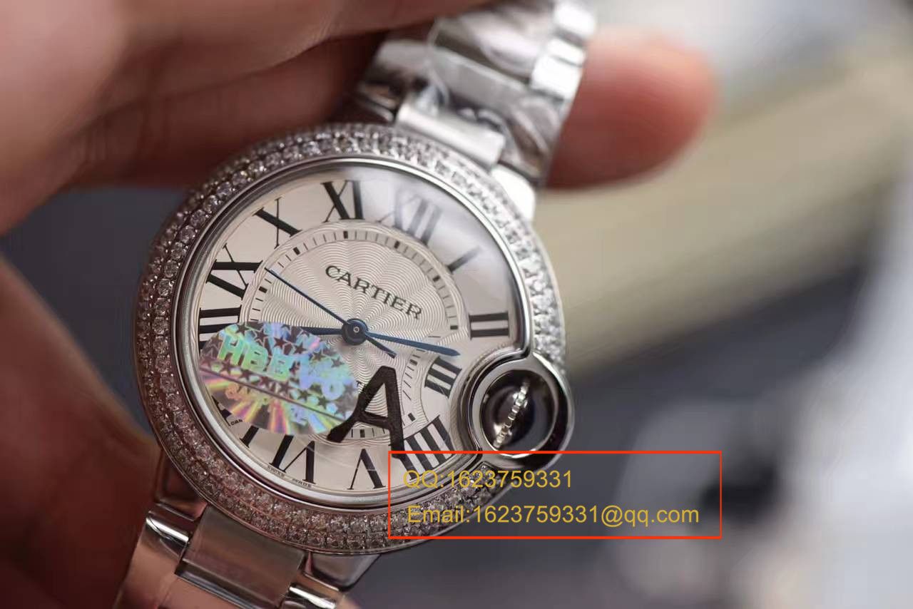 【HBBV6 Factory 一比一超A高仿手表】 Cartier  蓝气球系列WE9006Z3《大号36毫米》、中号33毫米WE902035女表 / K124