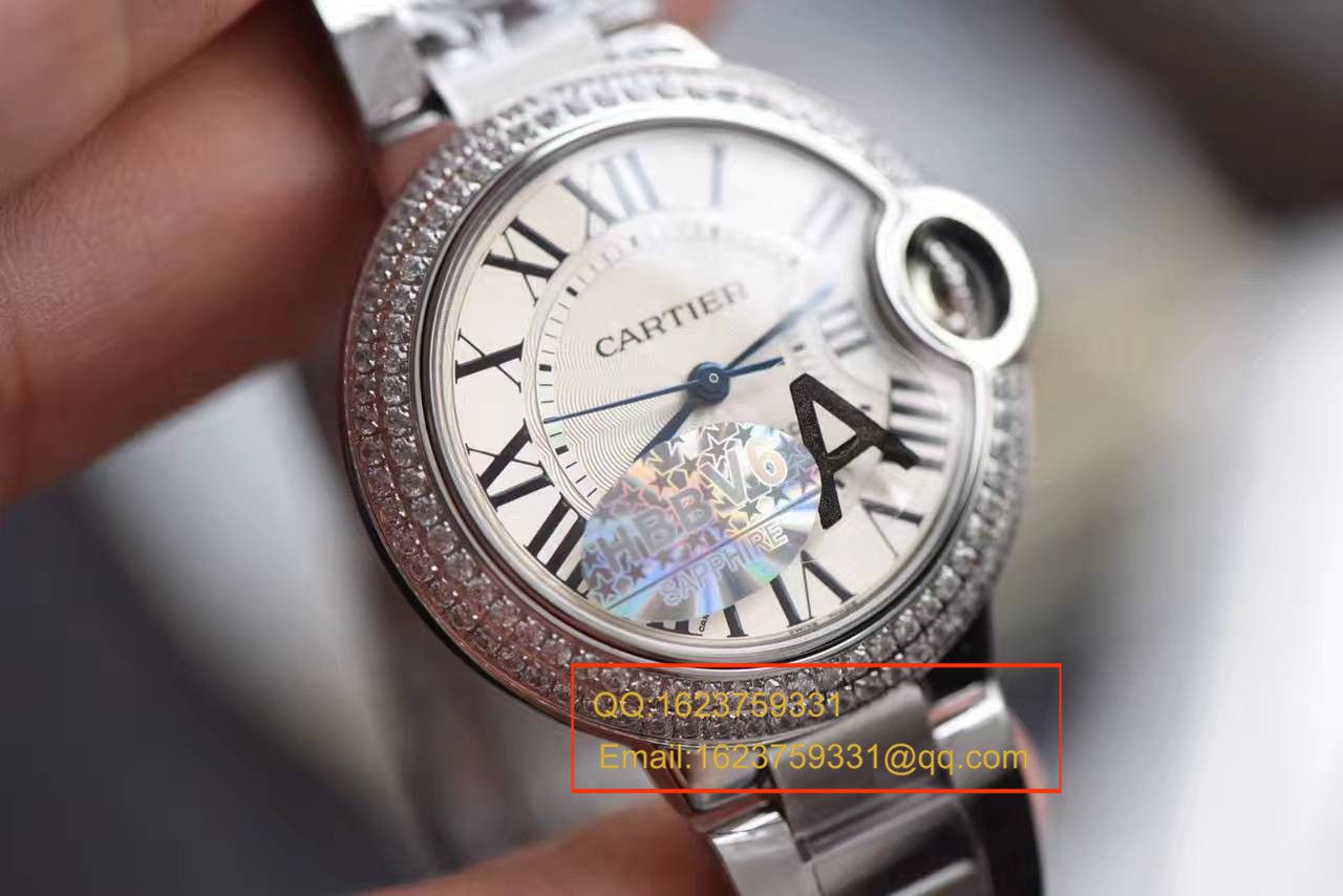【HBBV6 Factory 一比一超A高仿手表】 Cartier  蓝气球系列WE9006Z3《大号36毫米》、中号33毫米WE902035女表 / K124