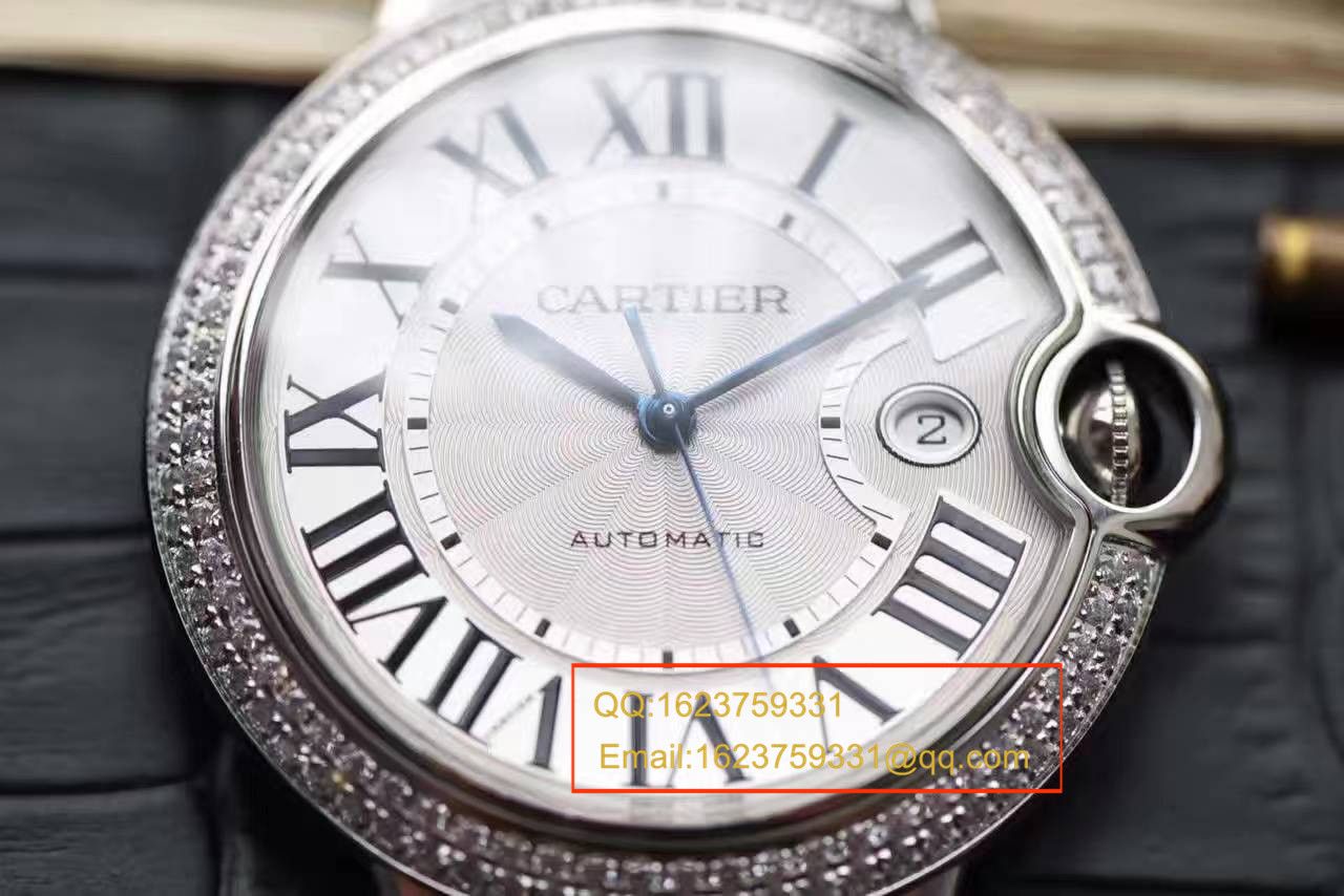 【HBBV6 Factory 一比一超A高仿手表】 Cartier  蓝气球系列WE900951男装42毫米镶钻 wrist watch  / KAI112