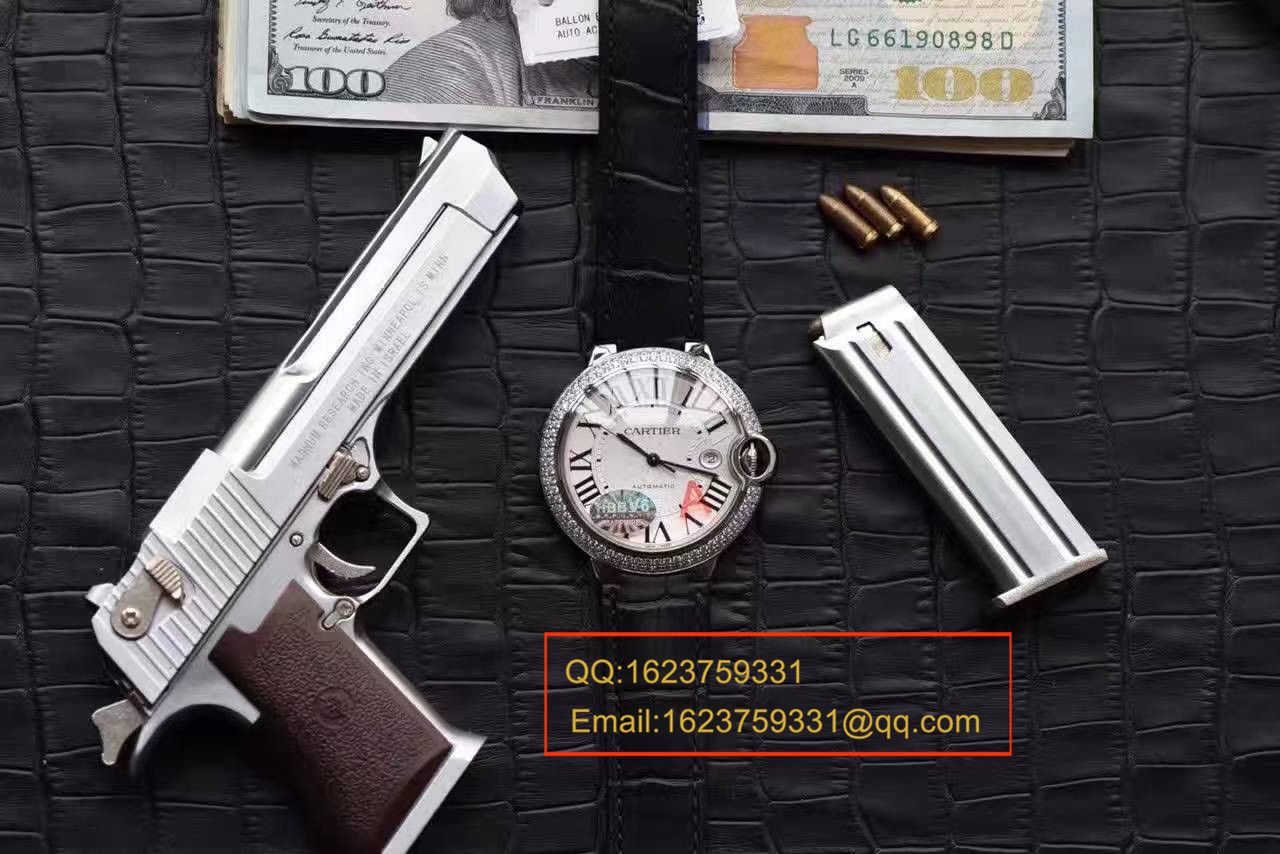 【HBBV6 Factory 一比一超A高仿手表】 Cartier  蓝气球系列WE900951男装42毫米镶钻 wrist watch  / KAI112