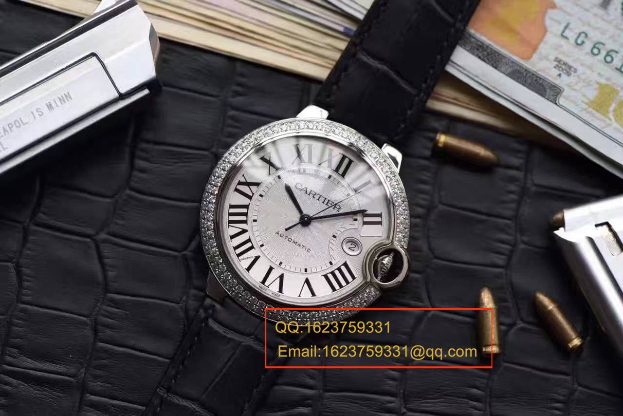 【HBBV6 Factory 一比一超A高仿手表】 Cartier  蓝气球系列WE900951男装42毫米镶钻 wrist watch  / KAI112