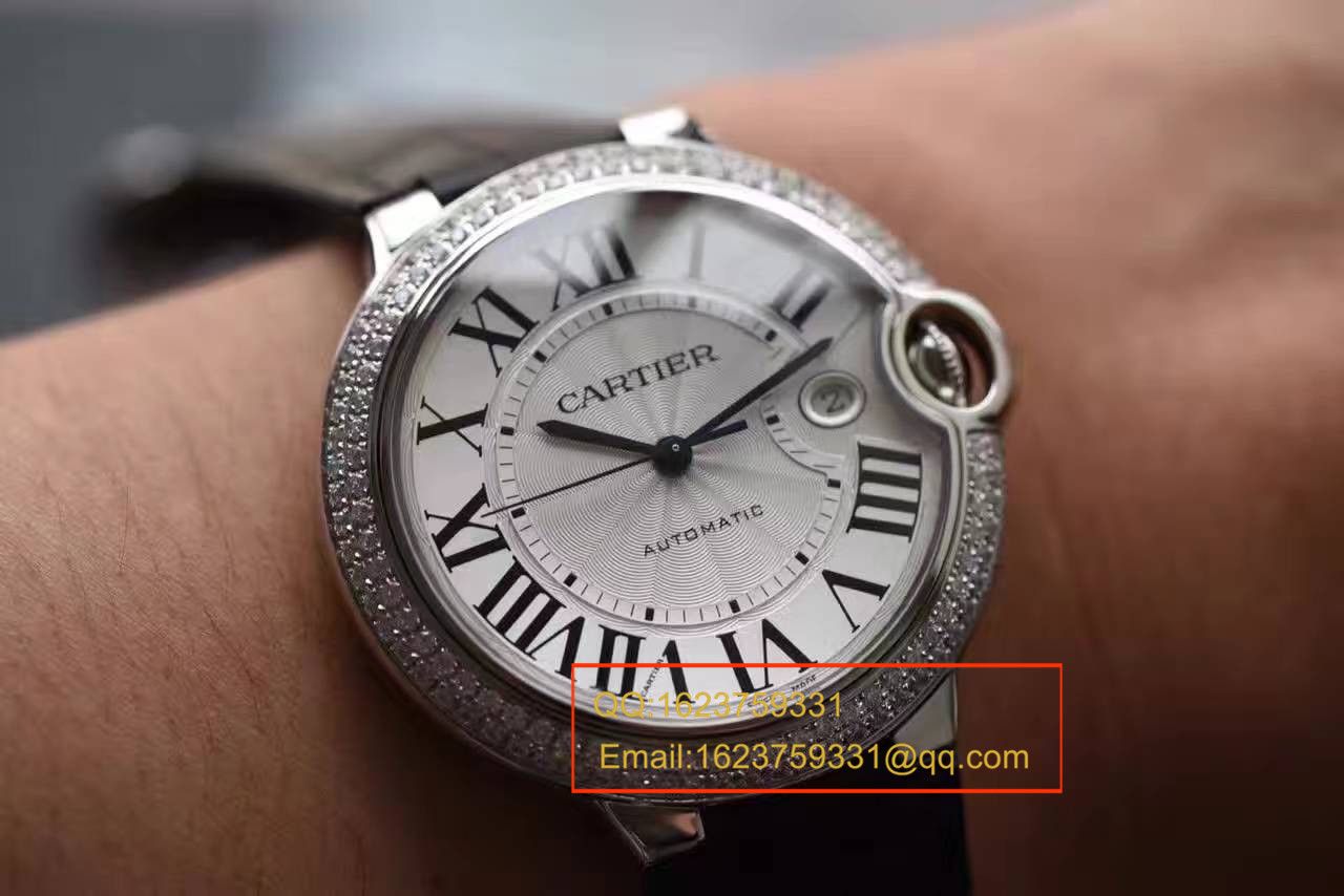 【HBBV6 Factory 一比一超A高仿手表】 Cartier  蓝气球系列WE900951男装42毫米镶钻 wrist watch  / KAI112