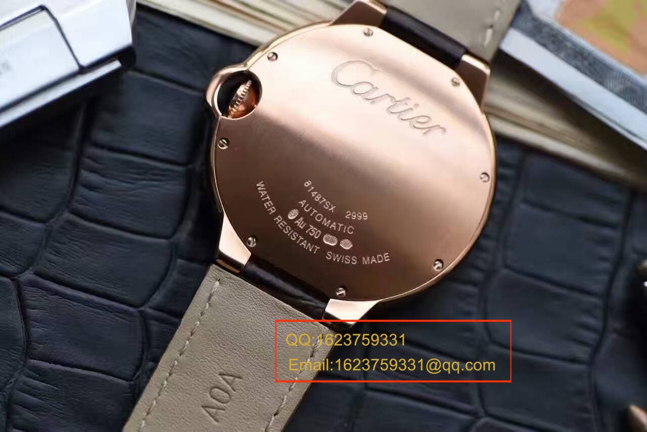 【HBBV6 Factory 一比一超A精仿手表】 Cartier  蓝气球系列WE900851男士42毫米镶钻 wrist watch  / KAI082