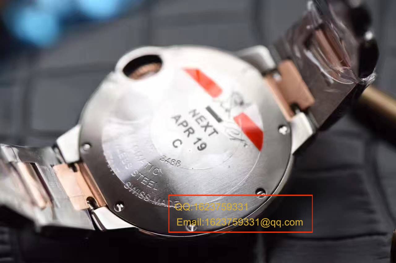 【独家 Video analysis HBBV6 Factory  top 复刻高仿33毫米手表】 Cartier  蓝气球系列玫瑰金小号蓝气球W6920099女士 wrist watch  / KAG099
