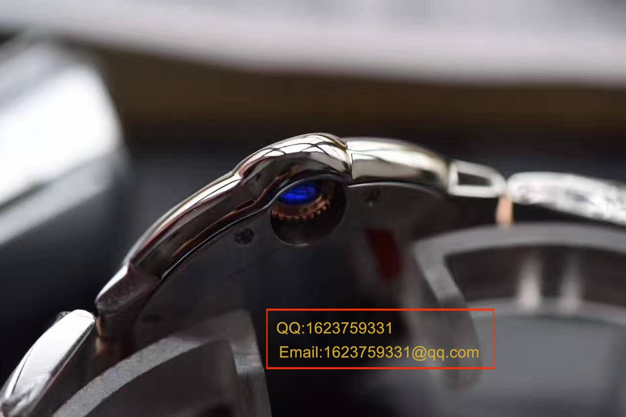【独家 Video analysis HBBV6 Factory  top 复刻高仿33毫米手表】 Cartier  蓝气球系列玫瑰金小号蓝气球W6920099女士 wrist watch  / KAG099