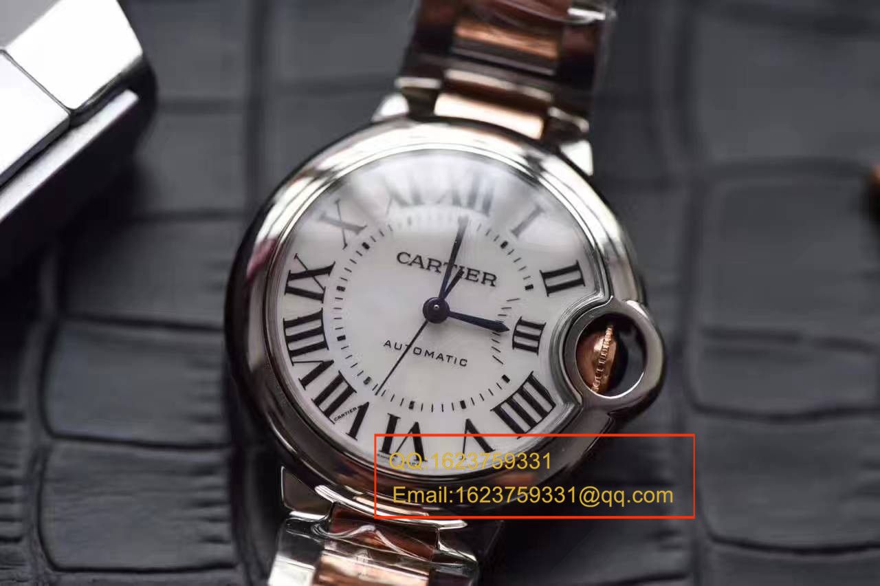 【独家 Video analysis HBBV6 Factory  top 复刻高仿33毫米手表】 Cartier  蓝气球系列玫瑰金小号蓝气球W6920099女士 wrist watch  / KAG099