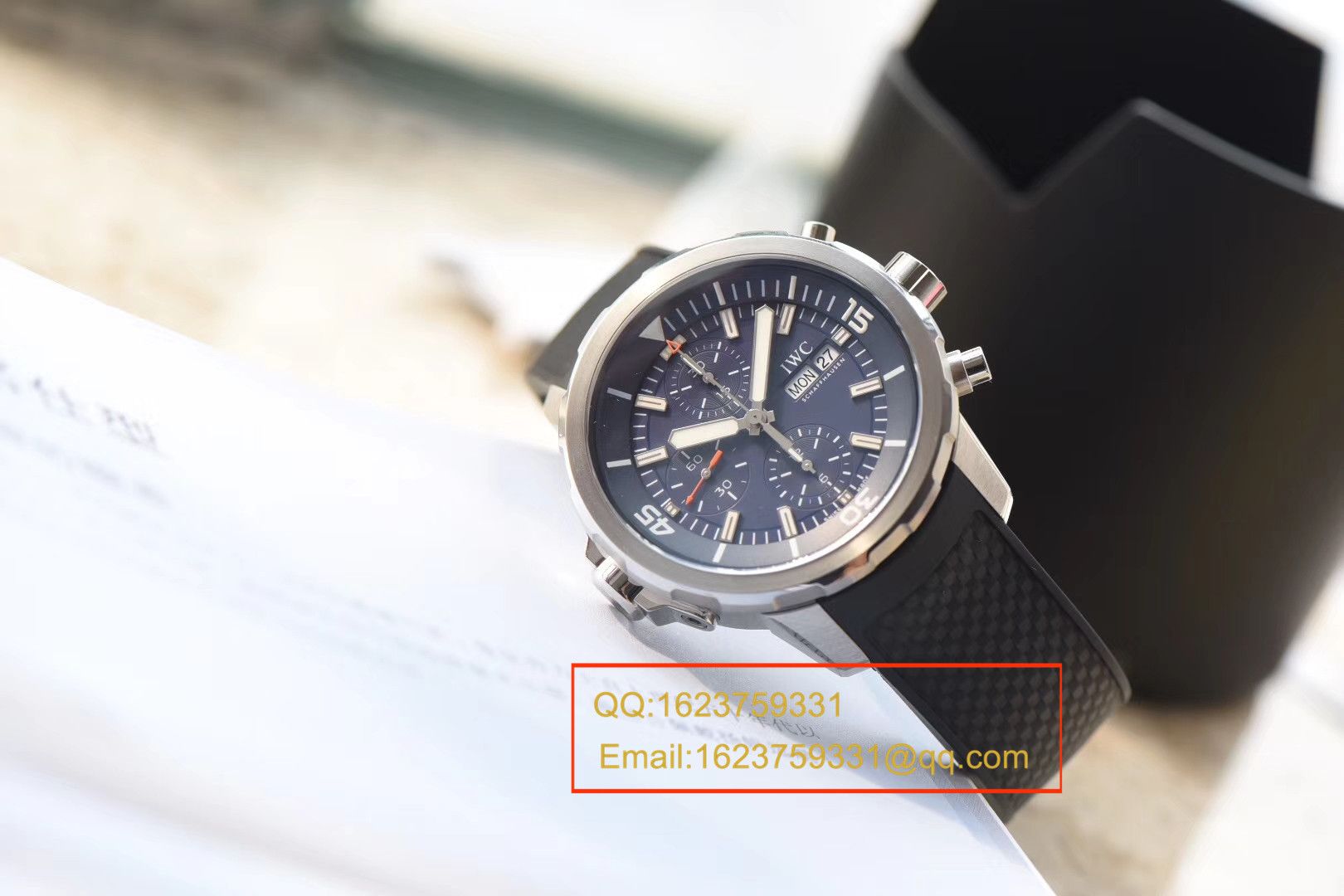 【独家视频测评V6 Factory 一比一超A高仿手表】 IWC 海洋时计系列IW376805蓝面 wrist watch  / WGBD307