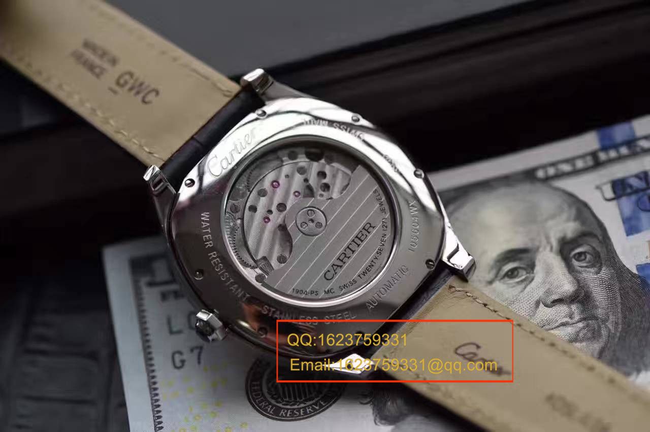 【独家视频测评SY一比一超A高仿手表】 Cartier  DRIVE DE  Cartier  系列WSNM0004枕形 wrist watch  / KBB097