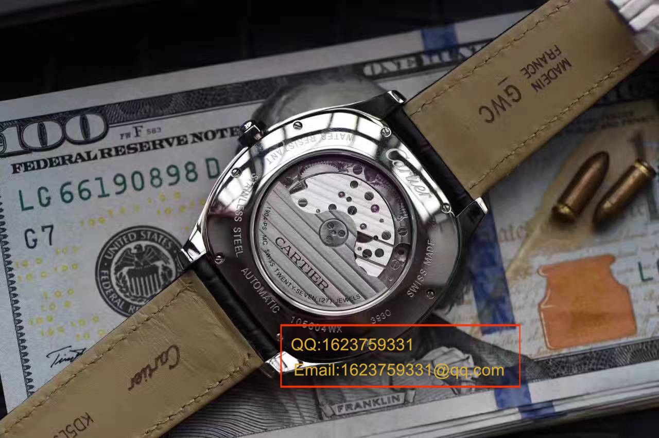 【独家视频测评SY一比一超A高仿手表】 Cartier  DRIVE DE  Cartier  系列WSNM0004枕形 wrist watch  / KBB097