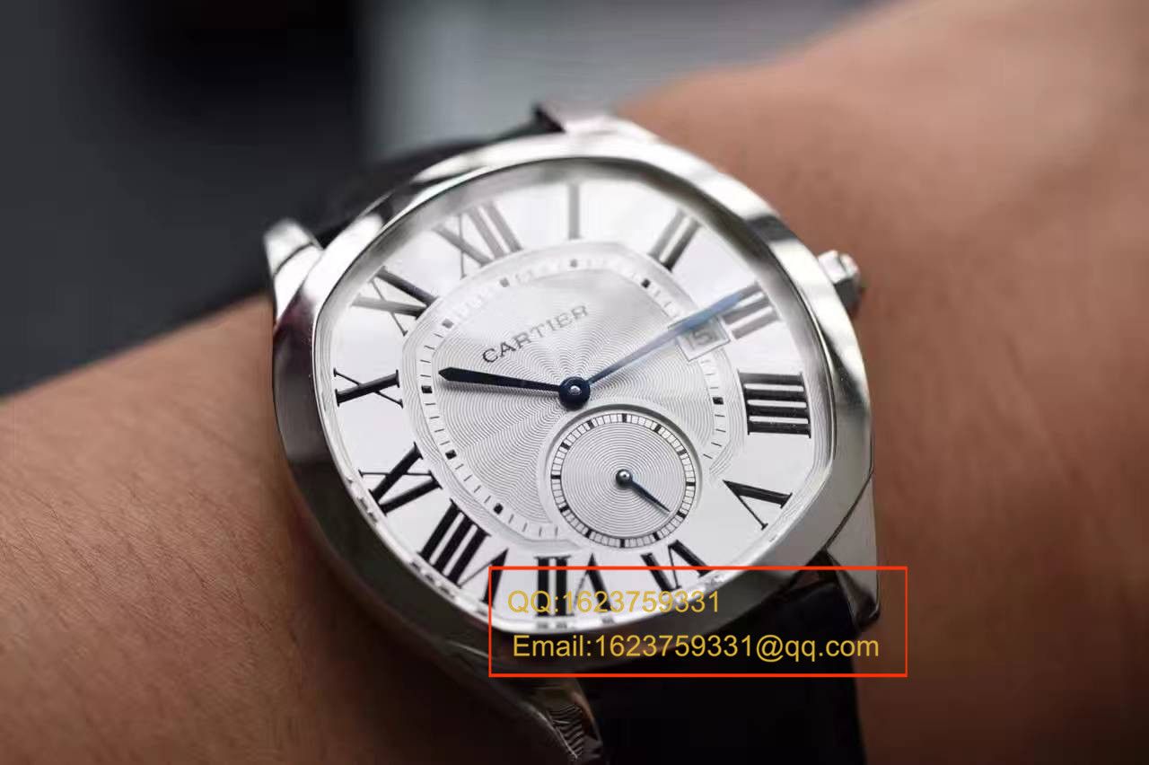【独家视频测评SY一比一超A高仿手表】 Cartier  DRIVE DE  Cartier  系列WSNM0004枕形 wrist watch  / KBB097
