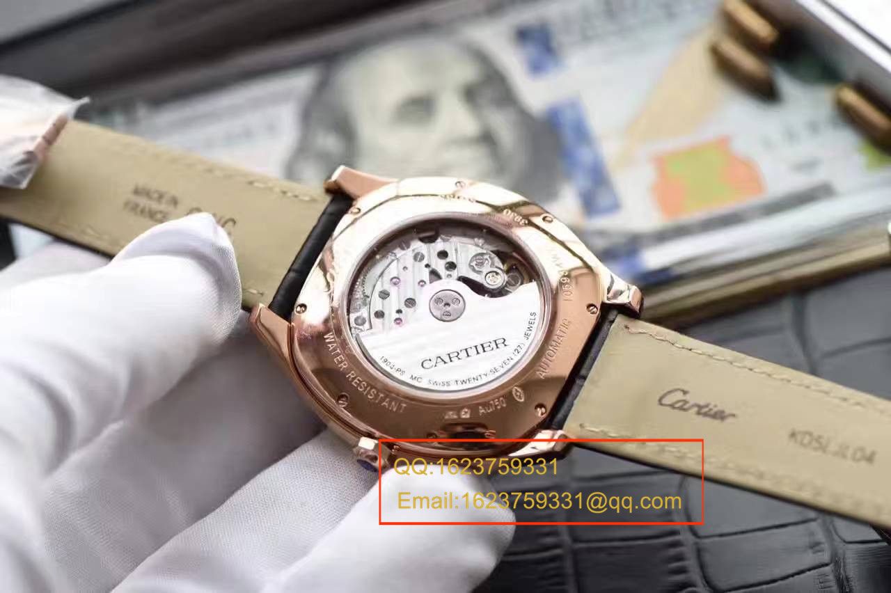 【独家视频测评SY一比一超A高仿手表】 Cartier  DRIVE DE  Cartier  系列WGNM0003枕形 wrist watch  / Kbc101