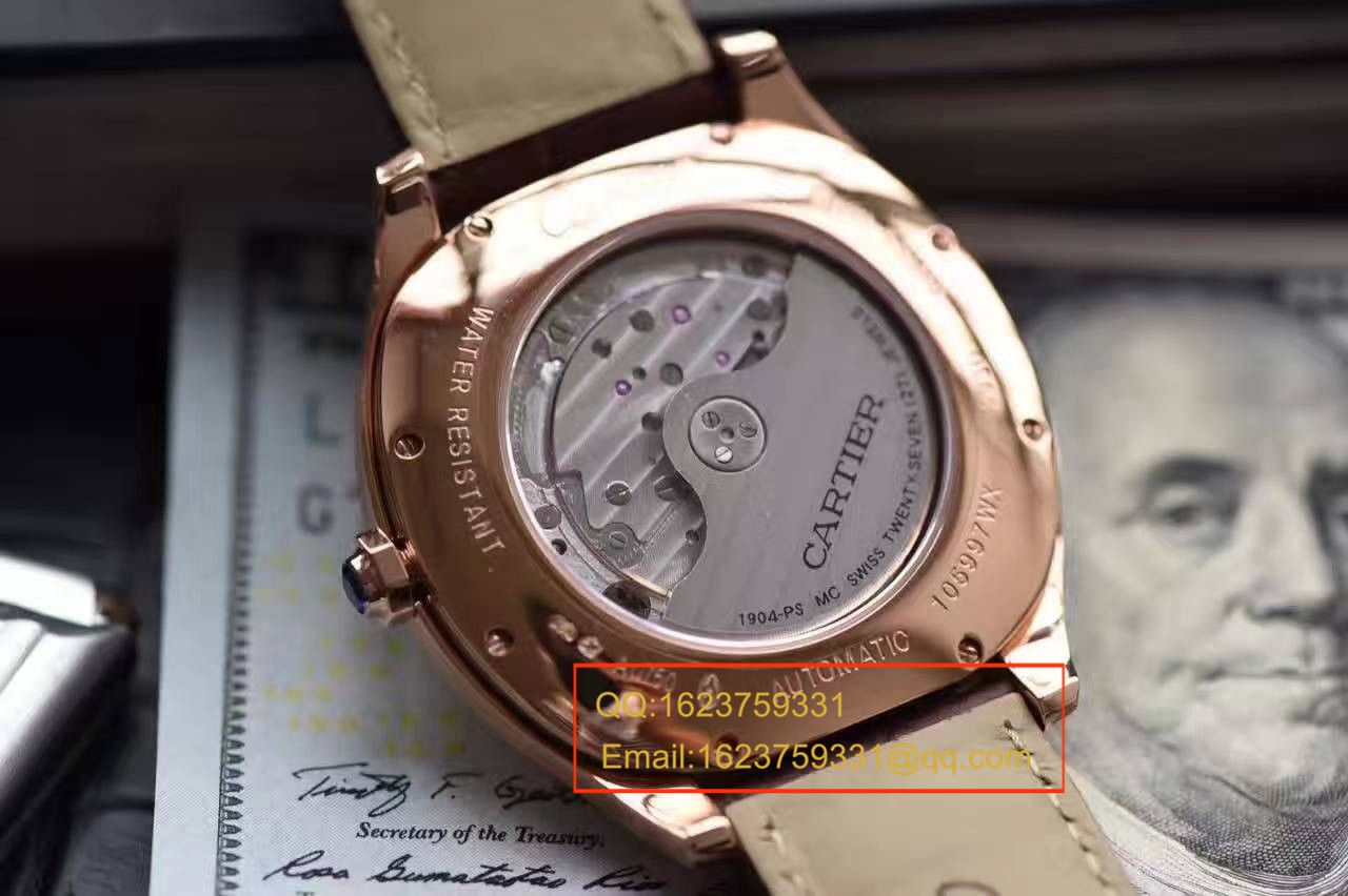 【独家视频测评SY一比一超A高仿手表】 Cartier  DRIVE DE  Cartier  系列WGNM0003枕形 wrist watch  / Kbc101