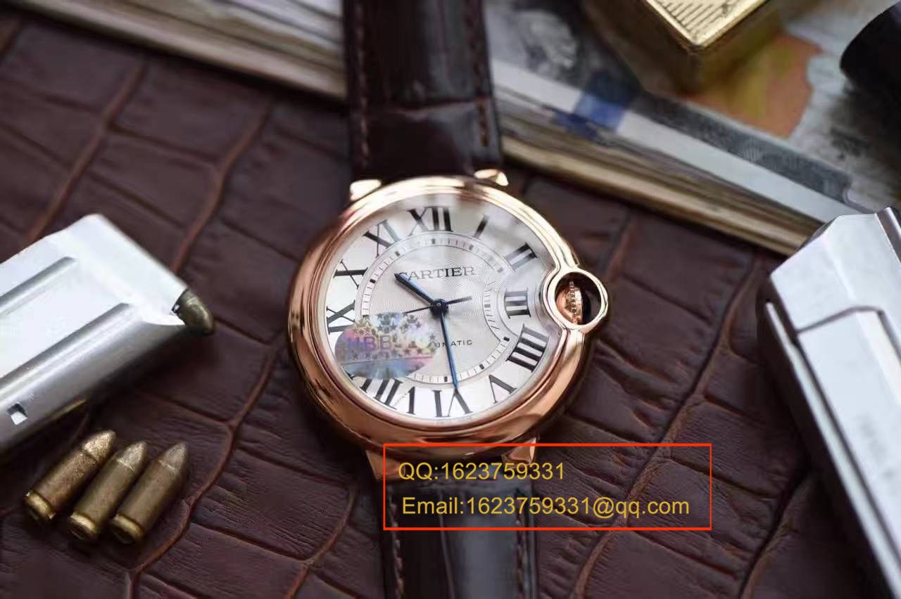 【独家视频测评V6一比一超A高仿手表】 Cartier  蓝气球系列W6900456大号36毫米女士机械 wrist watch  / KAF092