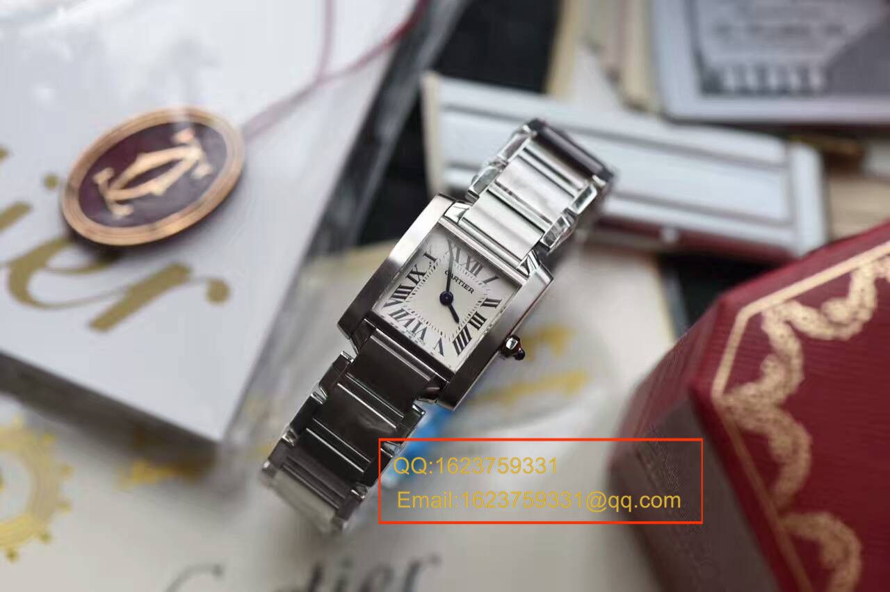 【独家视频测评A8 Factory 1:1超A高精仿手表】 Cartier  坦克系列W51008Q3女表 / KAC070