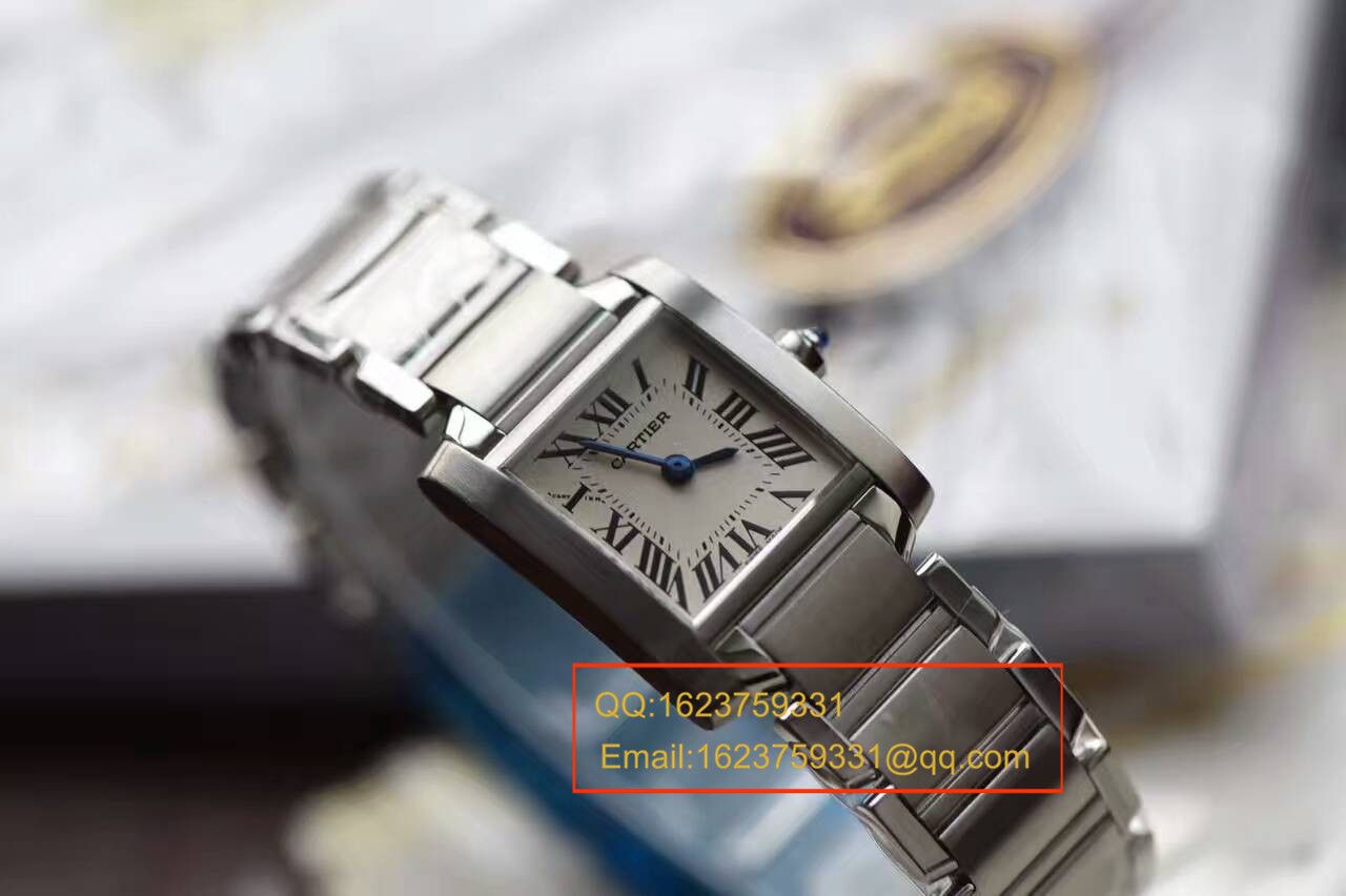 【独家视频测评A8 Factory 1:1超A高精仿手表】 Cartier  坦克系列W51008Q3女表 / KAC070