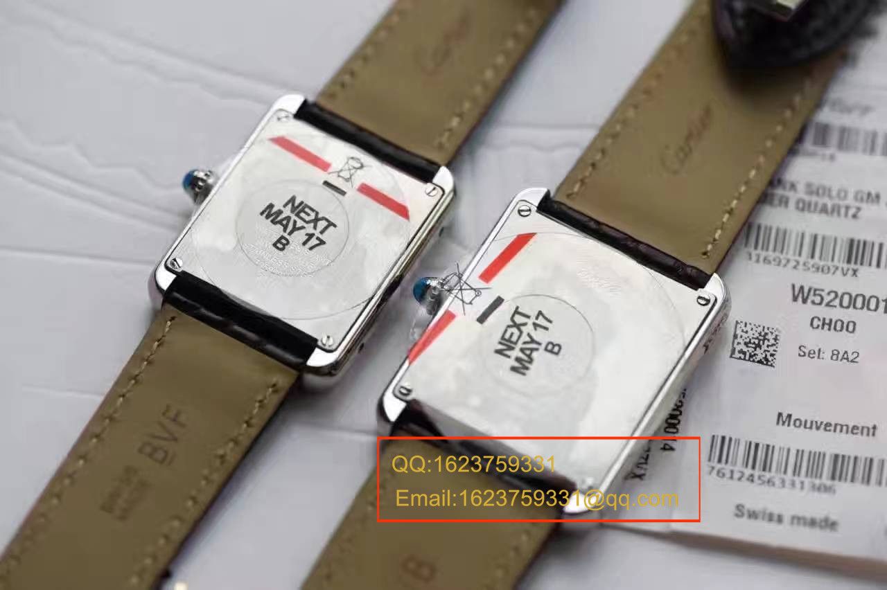 【独家视频测评K11一比一超A高仿手表】 Cartier  坦克solo最高版本女装 wrist watch 中号W5200003小号W5200005可选   / KAD007A