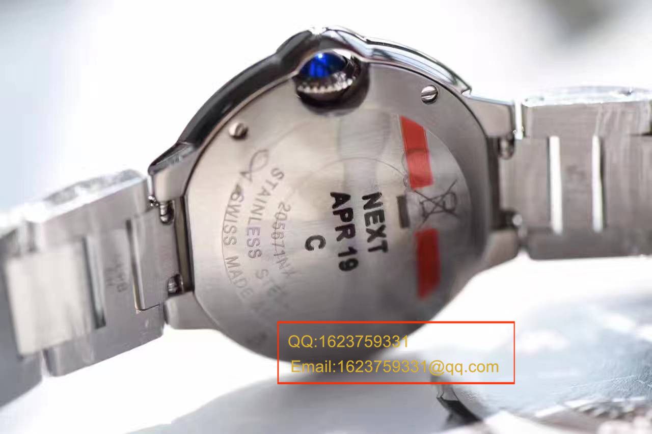 【HBBV6 Factory 一比一复刻高仿手表】 Cartier  蓝气球系列小号28毫米石英蓝气球W69010Z4女表 / K111