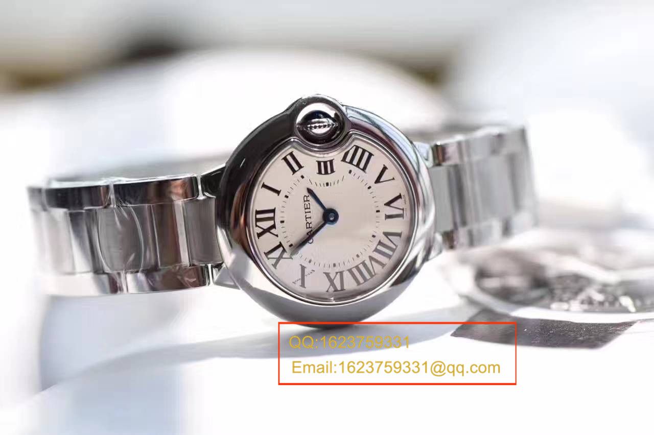 【HBBV6 Factory 一比一复刻高仿手表】 Cartier  蓝气球系列小号28毫米石英蓝气球W69010Z4女表 / K111