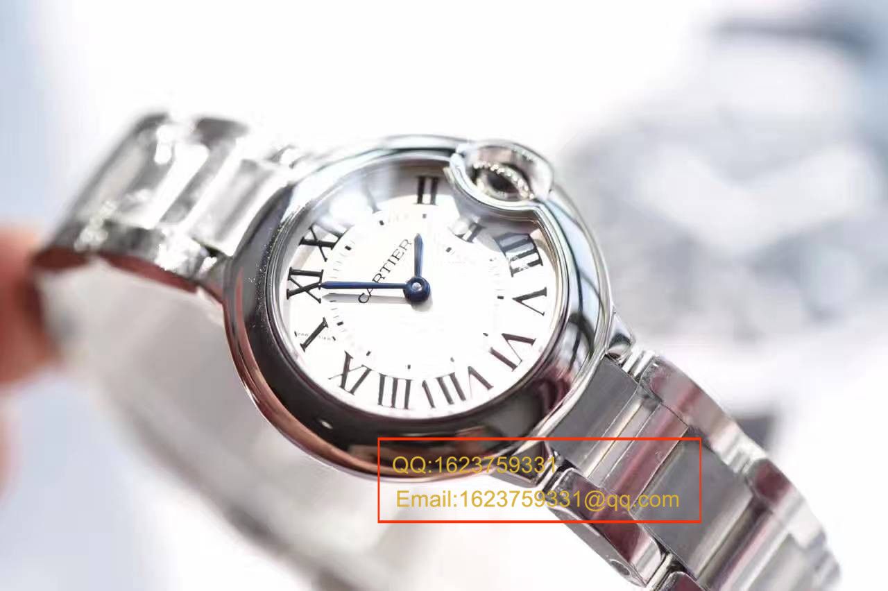 【HBBV6 Factory 一比一复刻高仿手表】 Cartier  蓝气球系列小号28毫米石英蓝气球W69010Z4女表 / K111