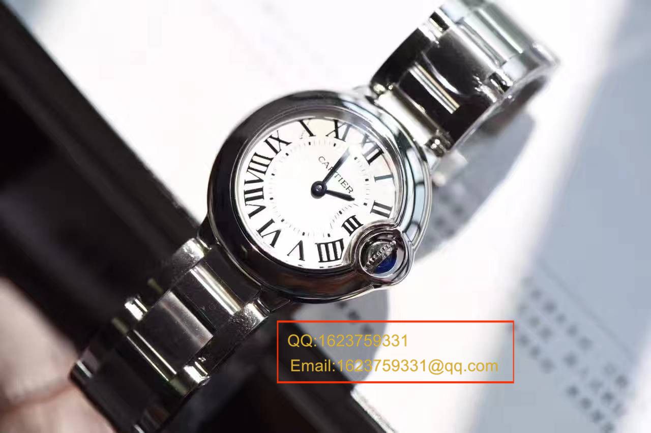 【HBBV6 Factory 一比一复刻高仿手表】 Cartier  蓝气球系列小号28毫米石英蓝气球W69010Z4女表 / K111