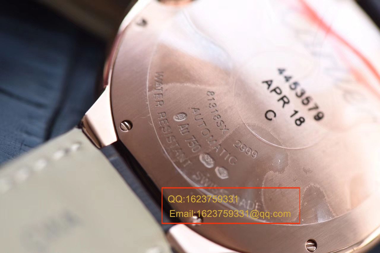 【HBBV6 Factory 1:1高仿手表】 Cartier  蓝气球系列W6920037男表《男装42毫米》 / K085
