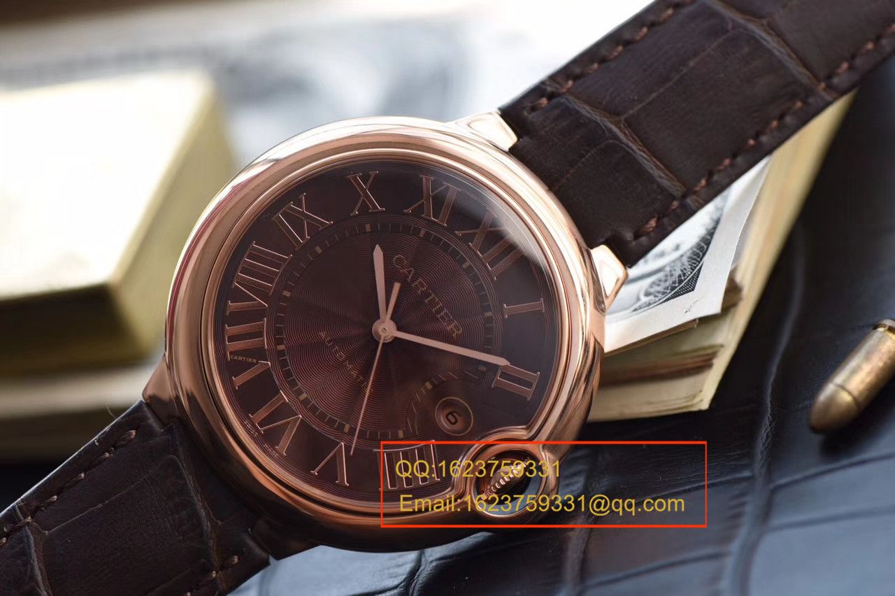 【HBBV6 Factory 1:1高仿手表】 Cartier  蓝气球系列W6920037男表《男装42毫米》 / K085