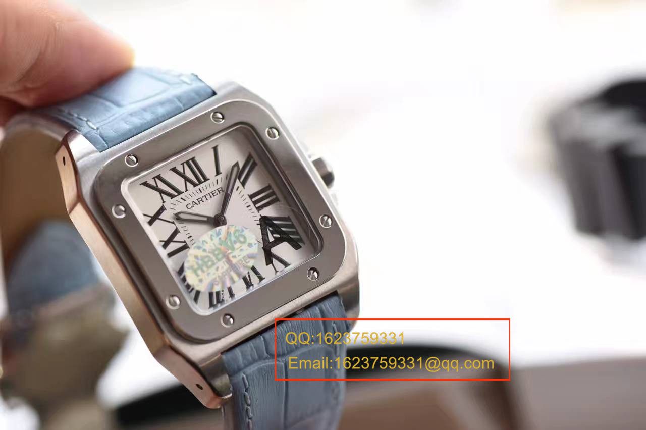 【HBBV6 Factory 一比一超A高仿手表】 Cartier   Santos W20106X8机械女士 wrist watch  / KDY09301