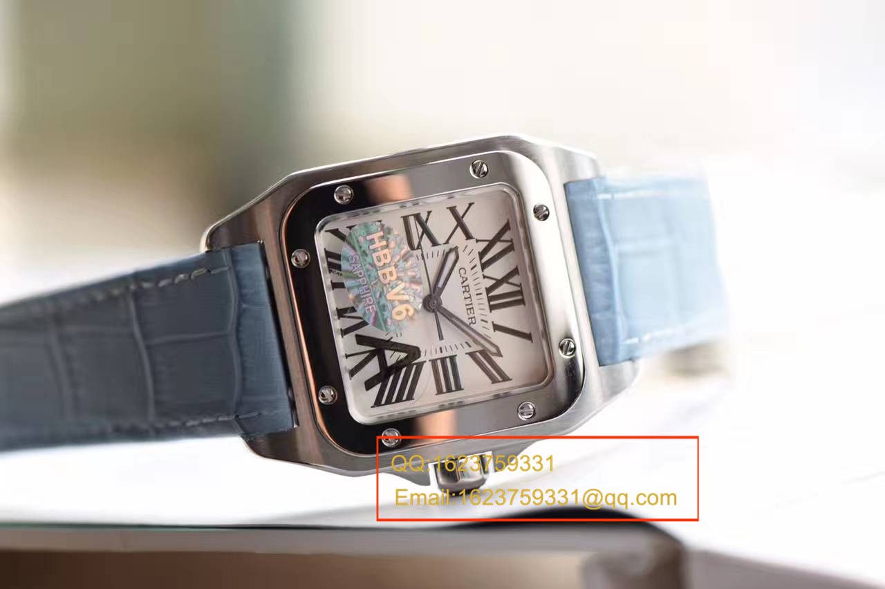 【HBBV6 Factory 一比一超A高仿手表】 Cartier   Santos W20106X8机械女士 wrist watch  / KDY09301