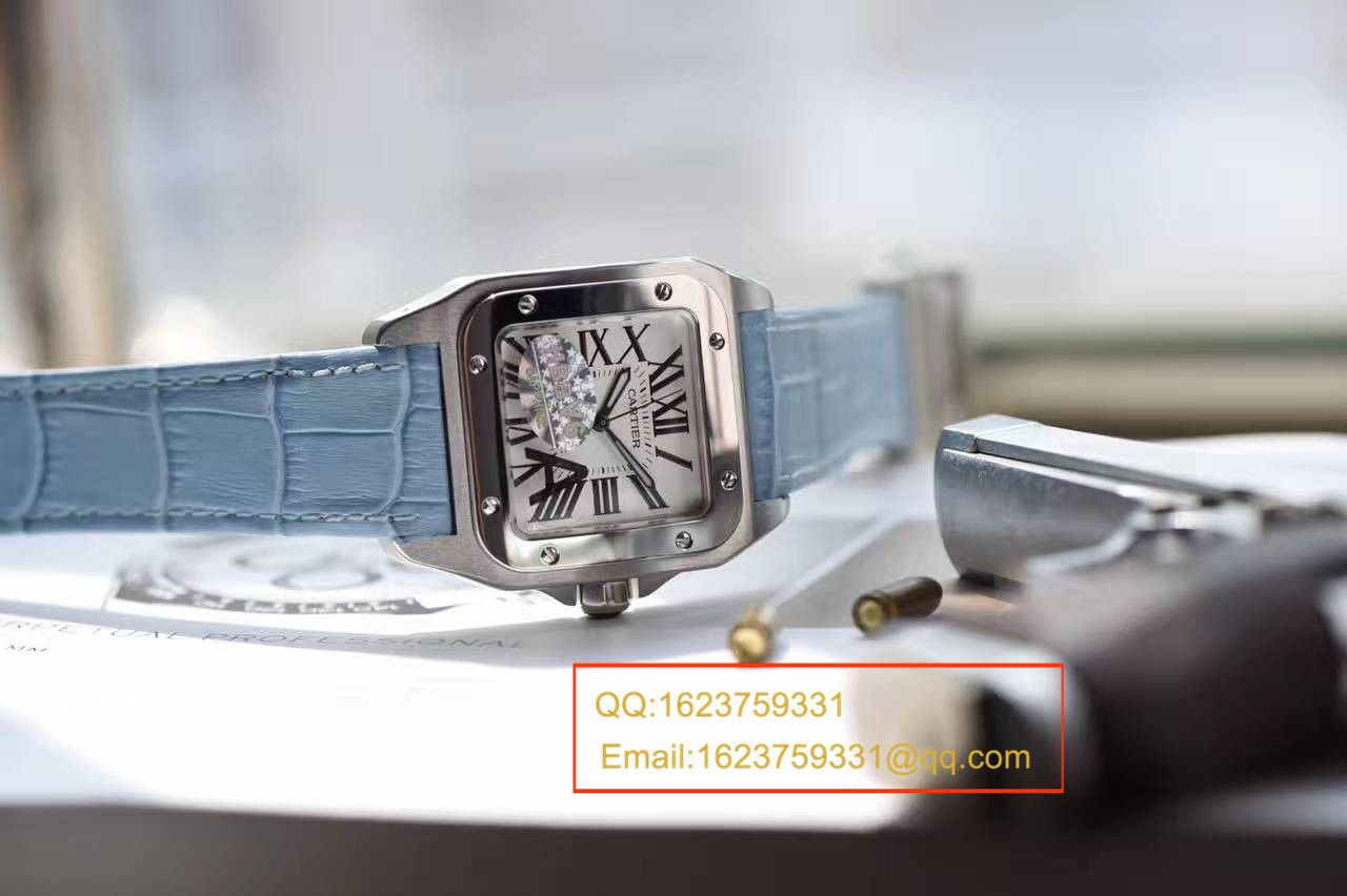 【HBBV6 Factory 一比一超A高仿手表】 Cartier   Santos W20106X8机械女士 wrist watch  / KDY09301