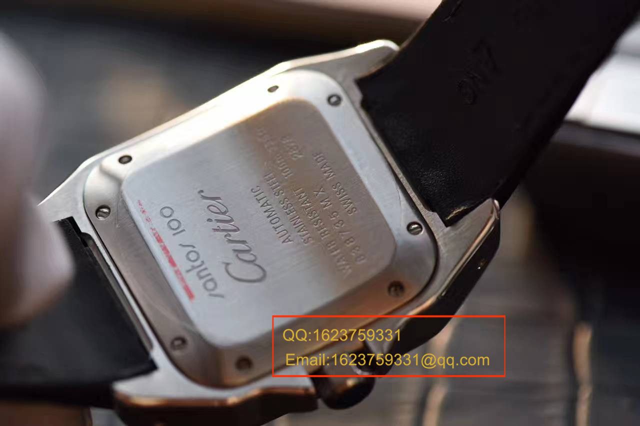 【独家视频测评HBBV6 Factory 一比一超A高仿手表】 Cartier   Santos 系列W20126X8 女士机械 wrist watch  / KDY084